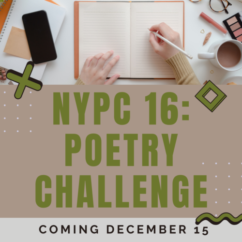 New Year's Poetry Challenge 16: Begins Dec. 15