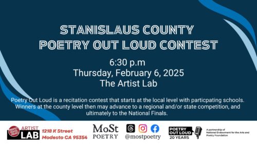 stanislaus county poetry out loud